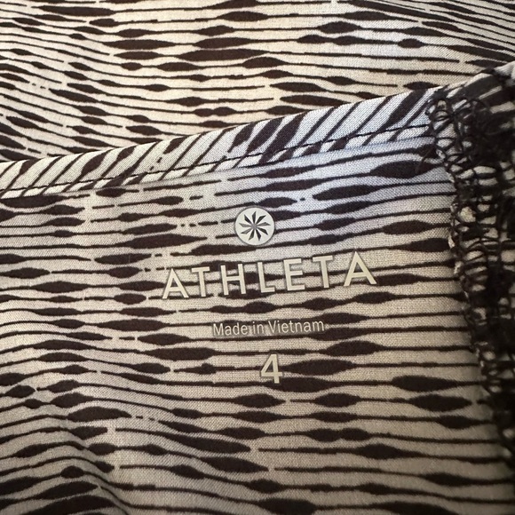 ATHLETA Women's Pack Everywhere Halter Dress Side Zip Back Tie Size 4 - Picture 6 of 11